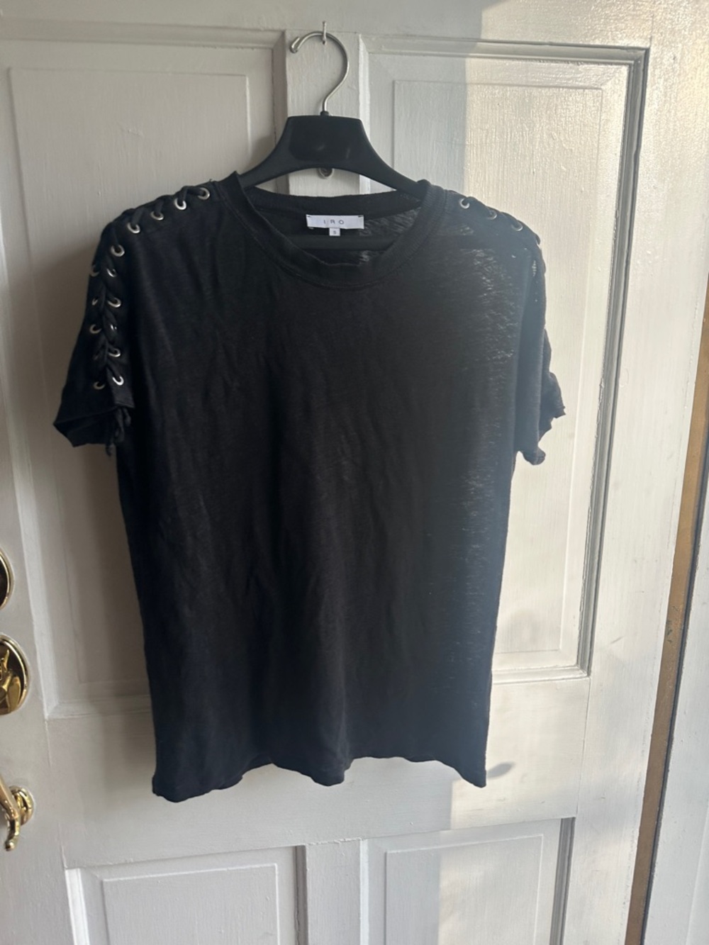 IRO Black Knit Tee